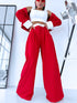 "MAJORY 74" set - jacket + pants - RED